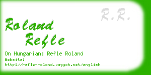 roland refle business card